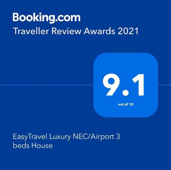Easytravel Luxury Nec/Airport 3 Beds House Apartment Birmingham Exterior foto